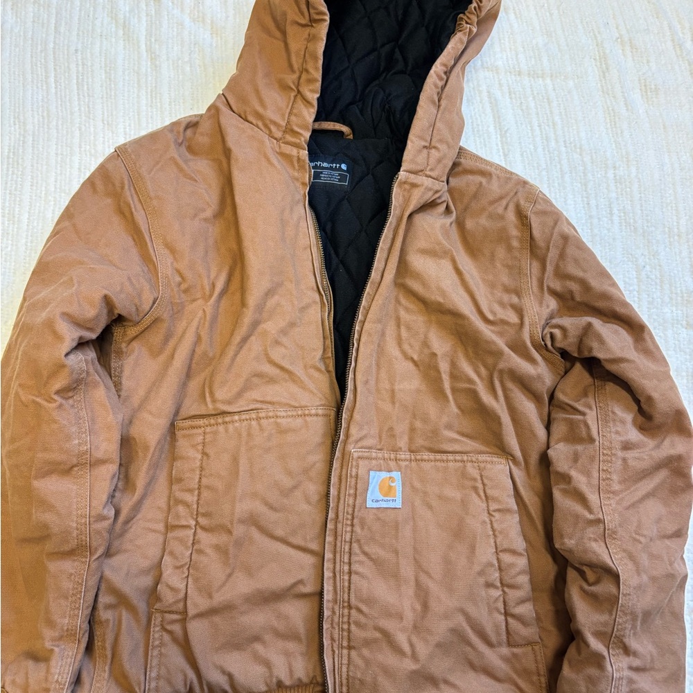 Carhartt Boy’s Brown Hooded Jacket